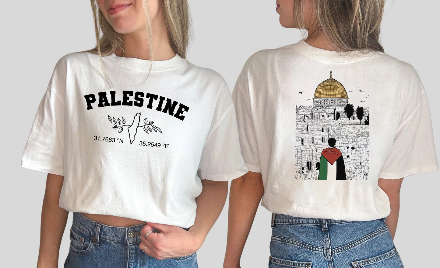 Palestine Printed T-Shirt