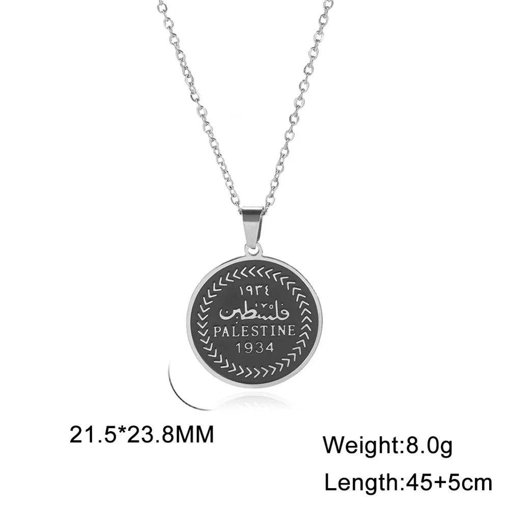 Retro Palestine Pendant Necklaces