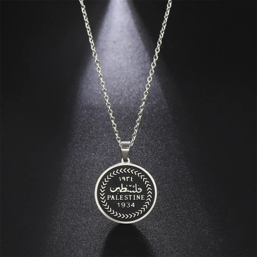 Retro Palestine Pendant Necklaces