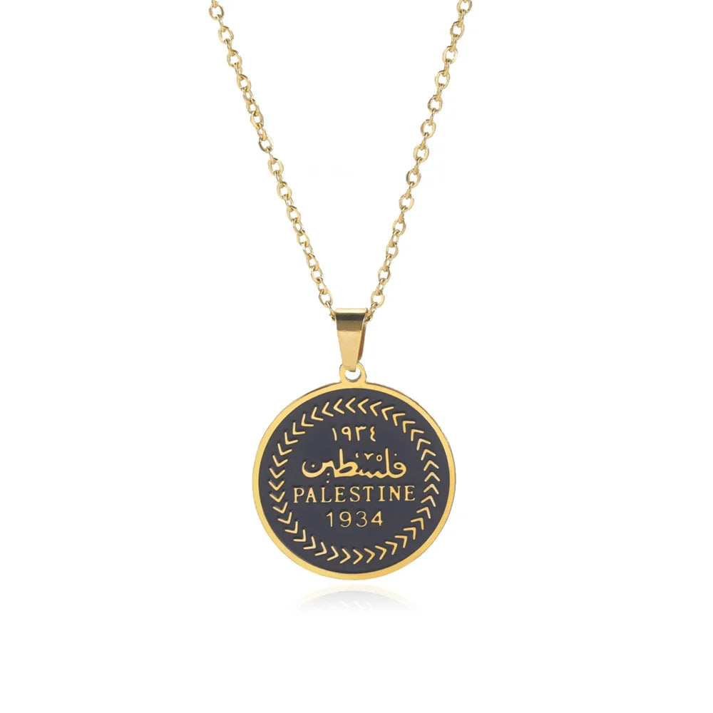 Retro Palestine Pendant Necklaces