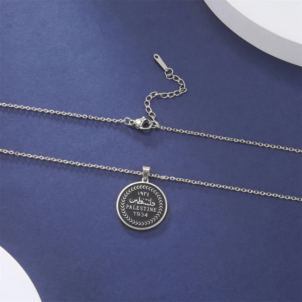 Retro Palestine Pendant Necklaces