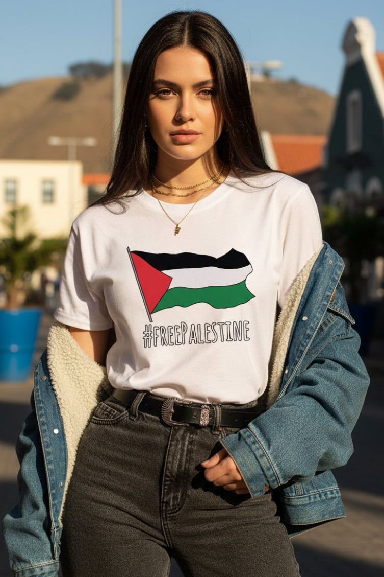 Palestine T-shirts Comic Paint