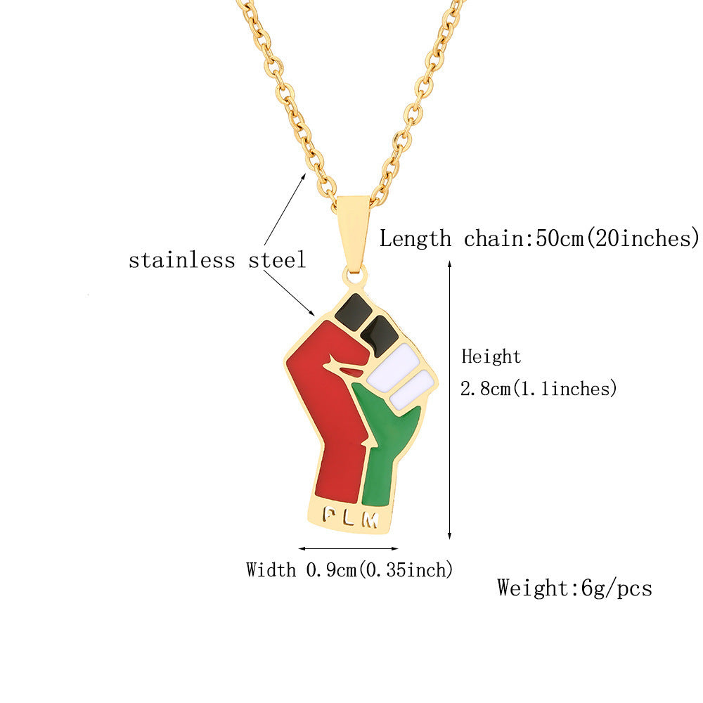 Palestinian Resistance Symbol Pendant Necklace