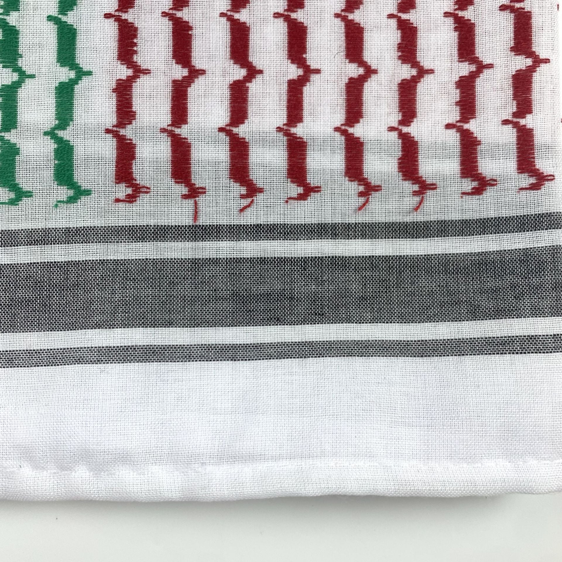 Keffiyeh Jacquard Square Scarf