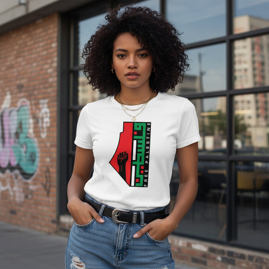 Palestine T-shirts Comic Paint