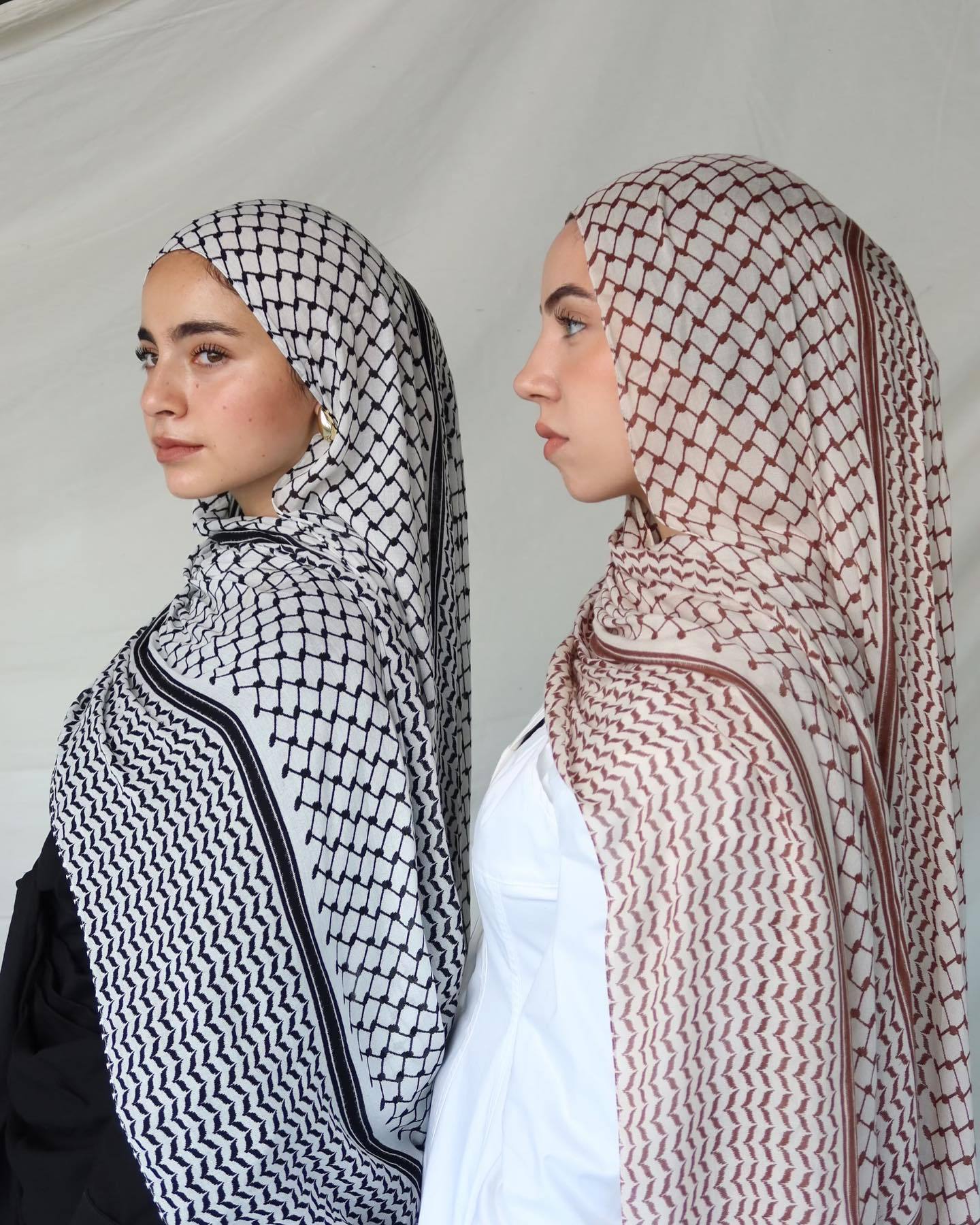 Palestine Keffiyah printed Headscarf