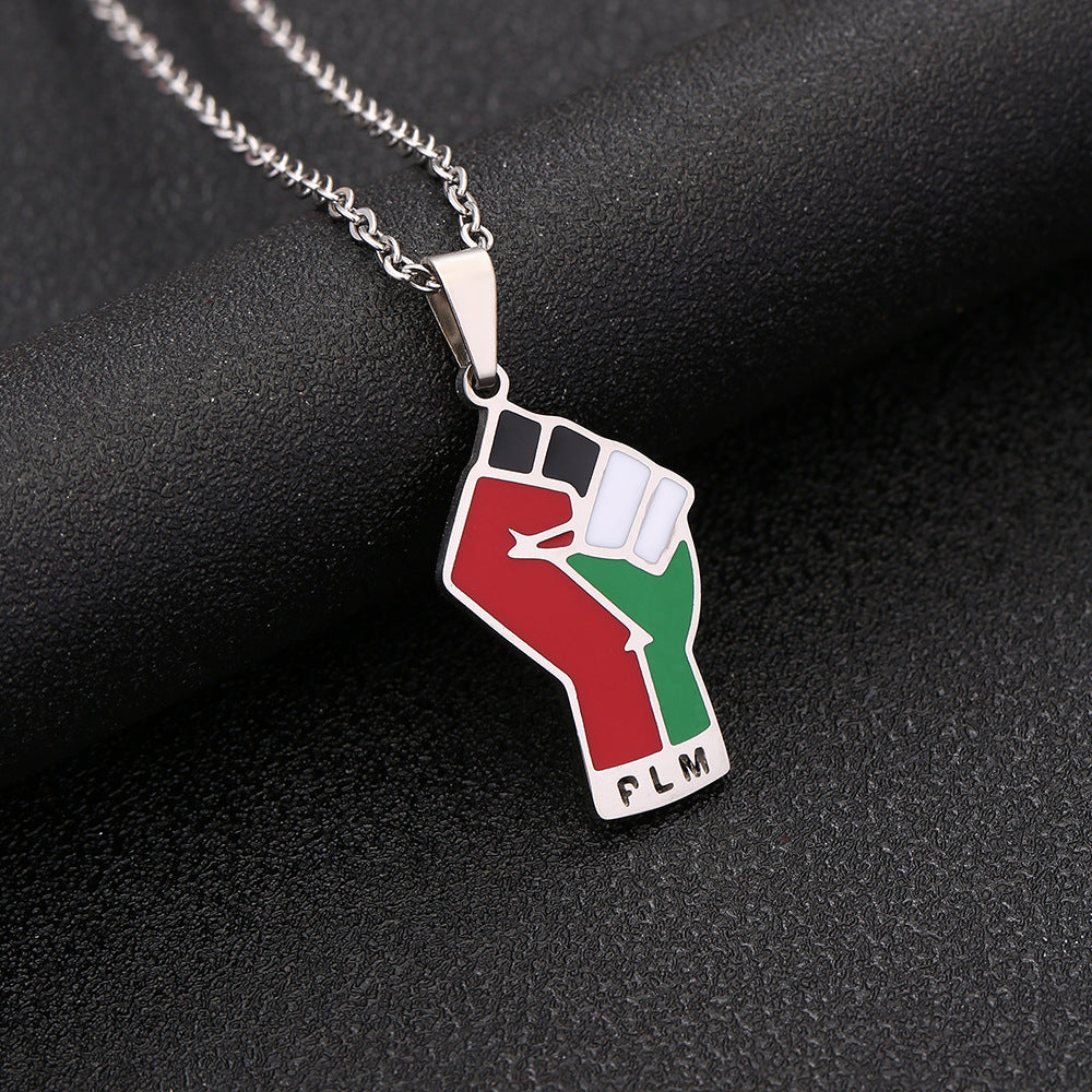 Palestinian Resistance Symbol Pendant Necklace