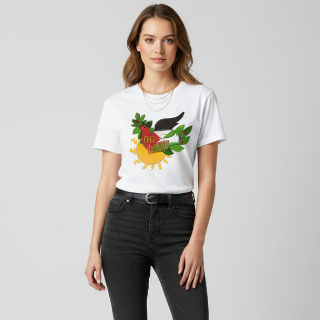 Palestine T-shirts Comic Paint