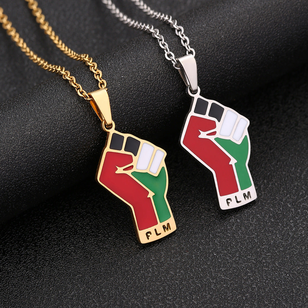 Palestinian Resistance Symbol Pendant Necklace