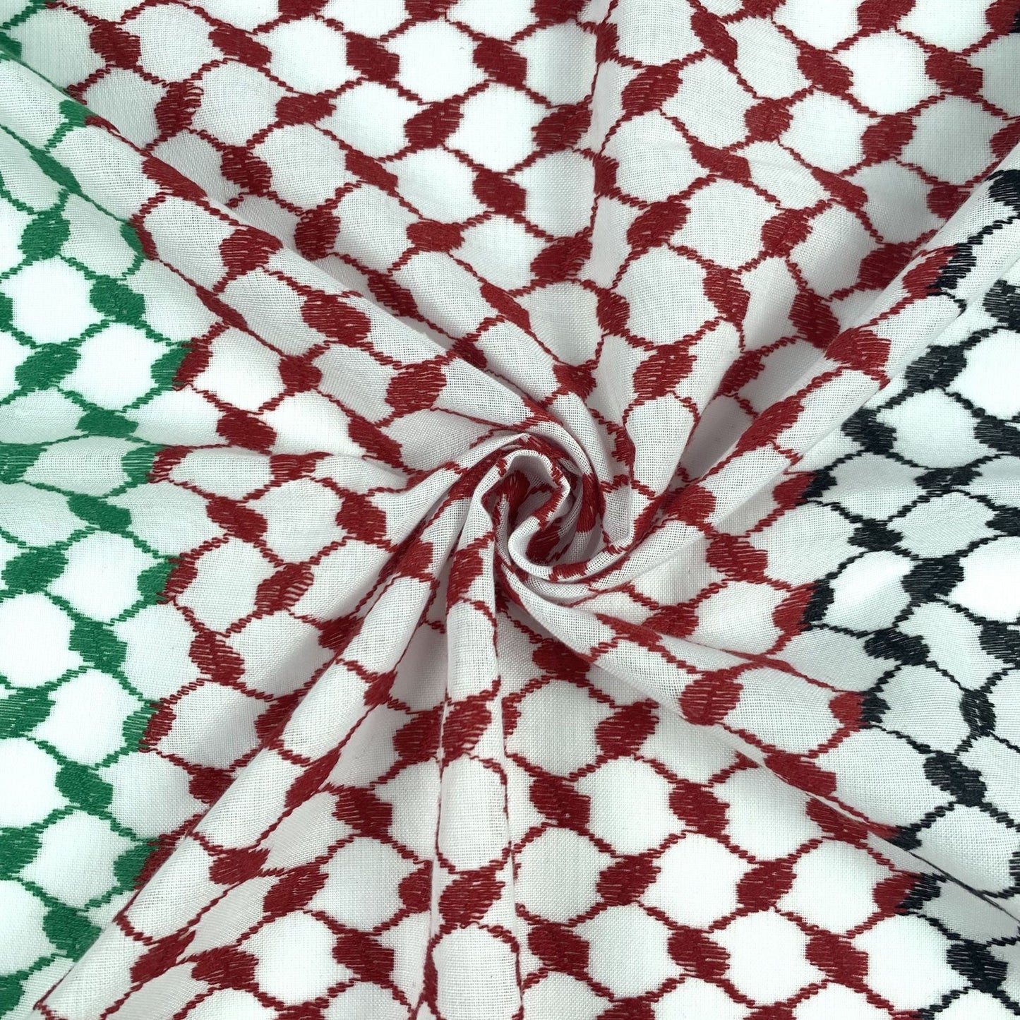 Keffiyeh Jacquard Square Scarf