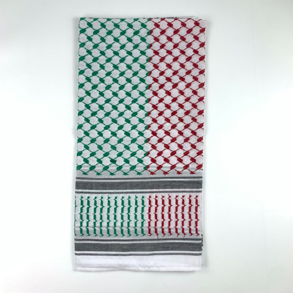 Keffiyeh Jacquard Square Scarf