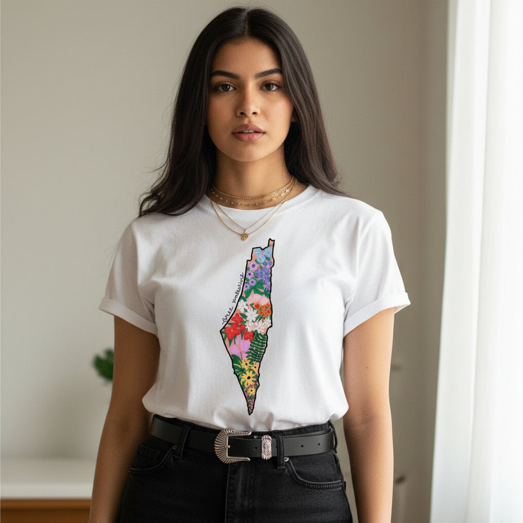 Palestine T-shirts Comic Paint