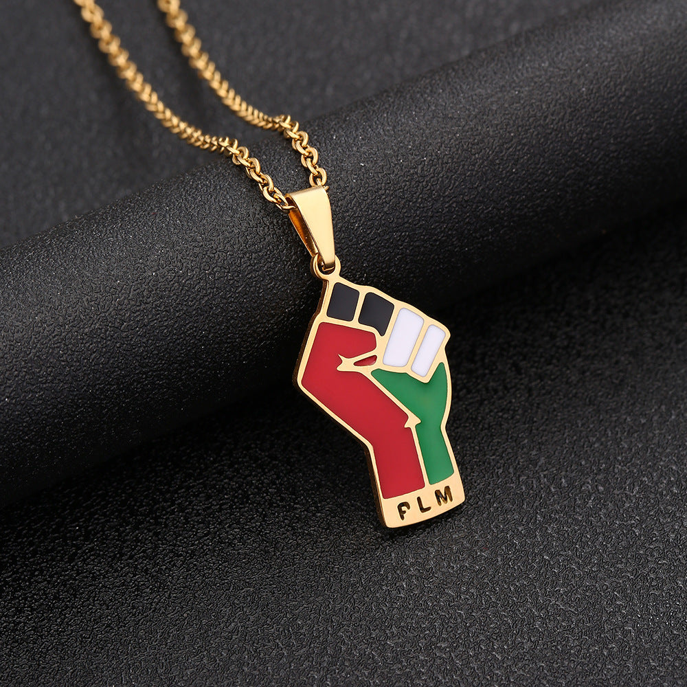 Palestinian Resistance Symbol Pendant Necklace