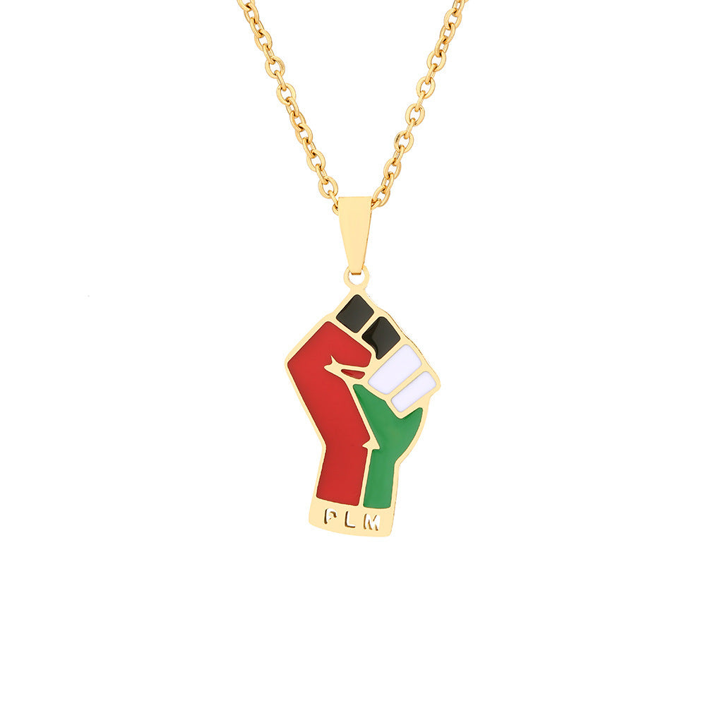 Palestinian Resistance Symbol Pendant Necklace