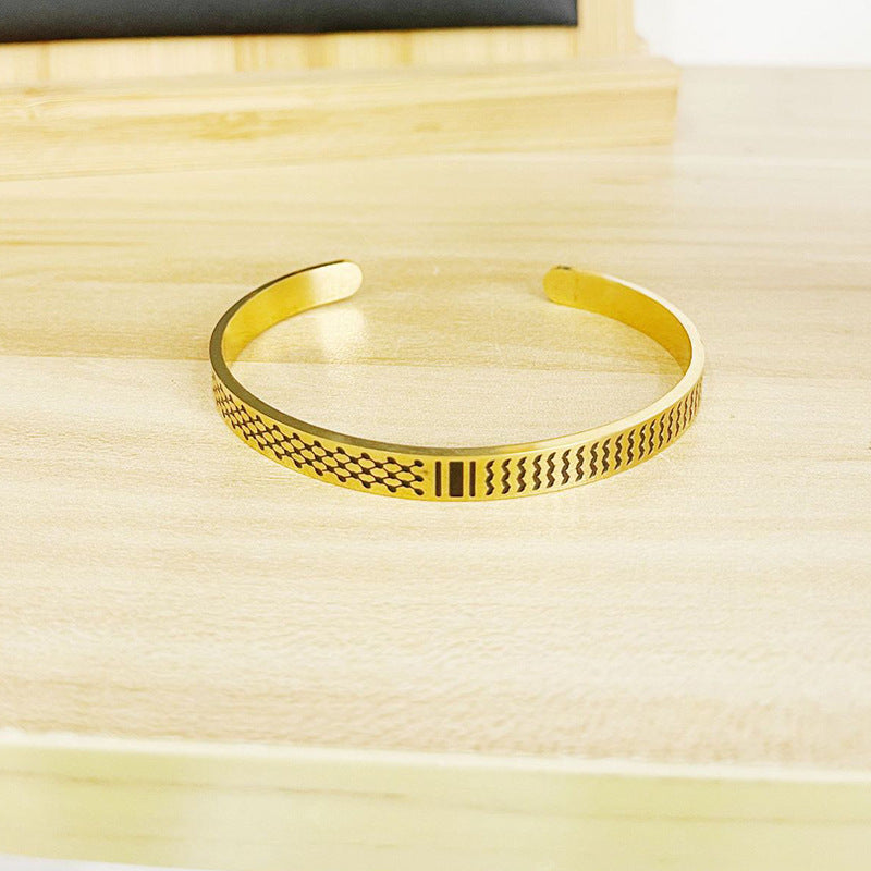 Palestine Ornament Stainless Steel Bracelet