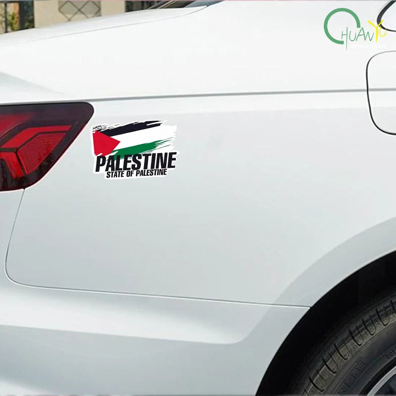 Palestine Flag Bumper Stickers Motorcycle Racing National Flag Off Road Decal World Peace Stickers