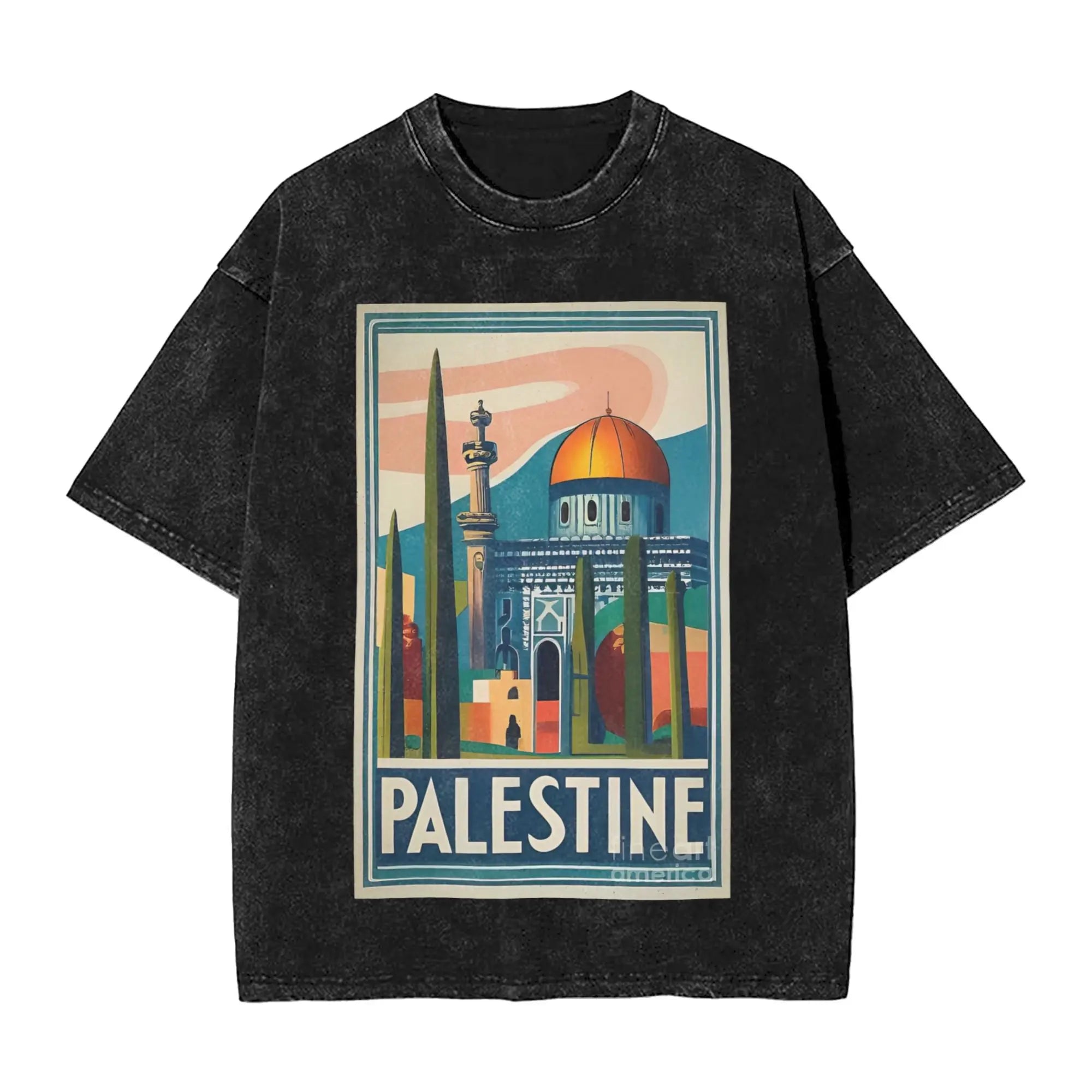 Vintage Palestine Jerusalem Washed T-Shirt