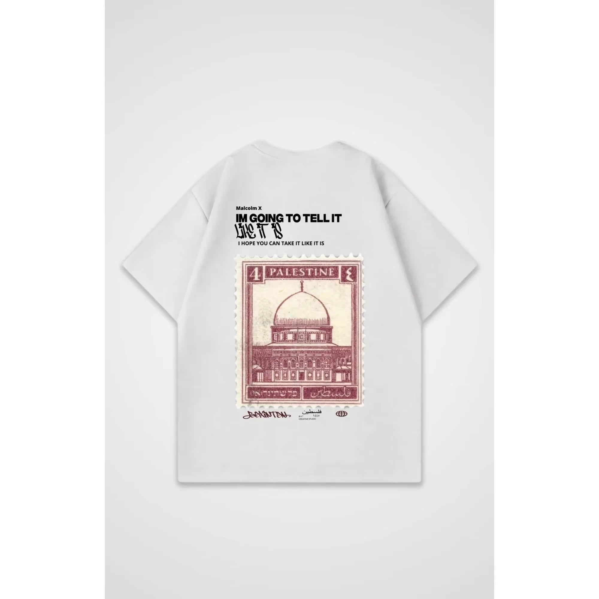 Oversize T-Shirt with Jerusalem Stamp