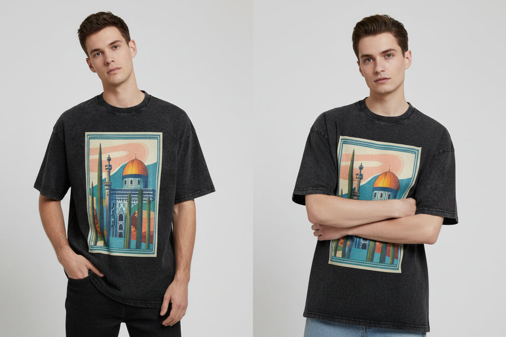 Vintage Palestine Jerusalem Washed T-Shirt