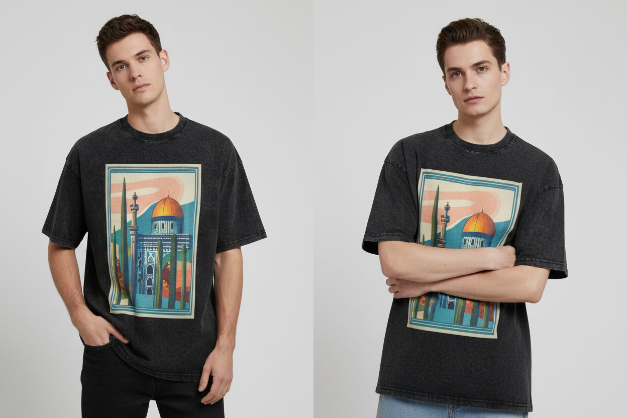 Vintage Palestine Jerusalem Washed T-Shirt