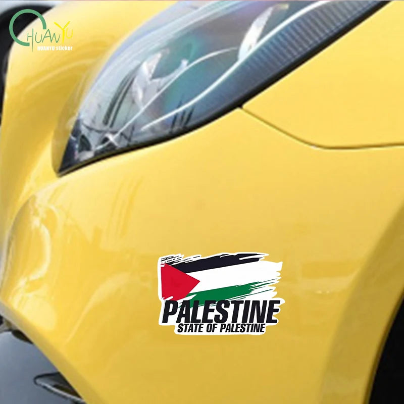 Palestine Flag Bumper Stickers Motorcycle Racing National Flag Off Road Decal World Peace Stickers