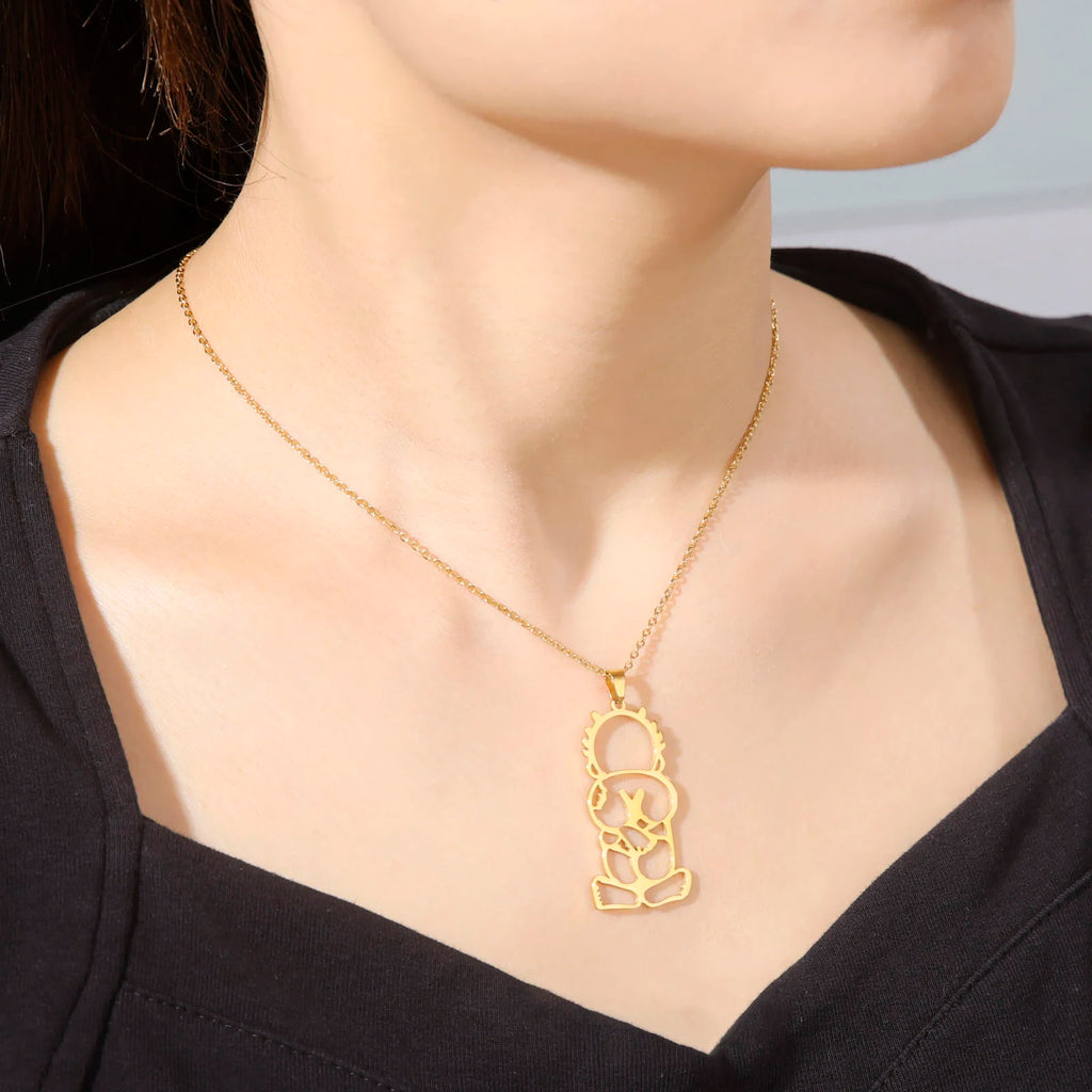 Palestinian Boy Handala Necklace