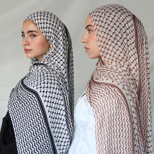 Palestine Keffiyah printed Headscarf