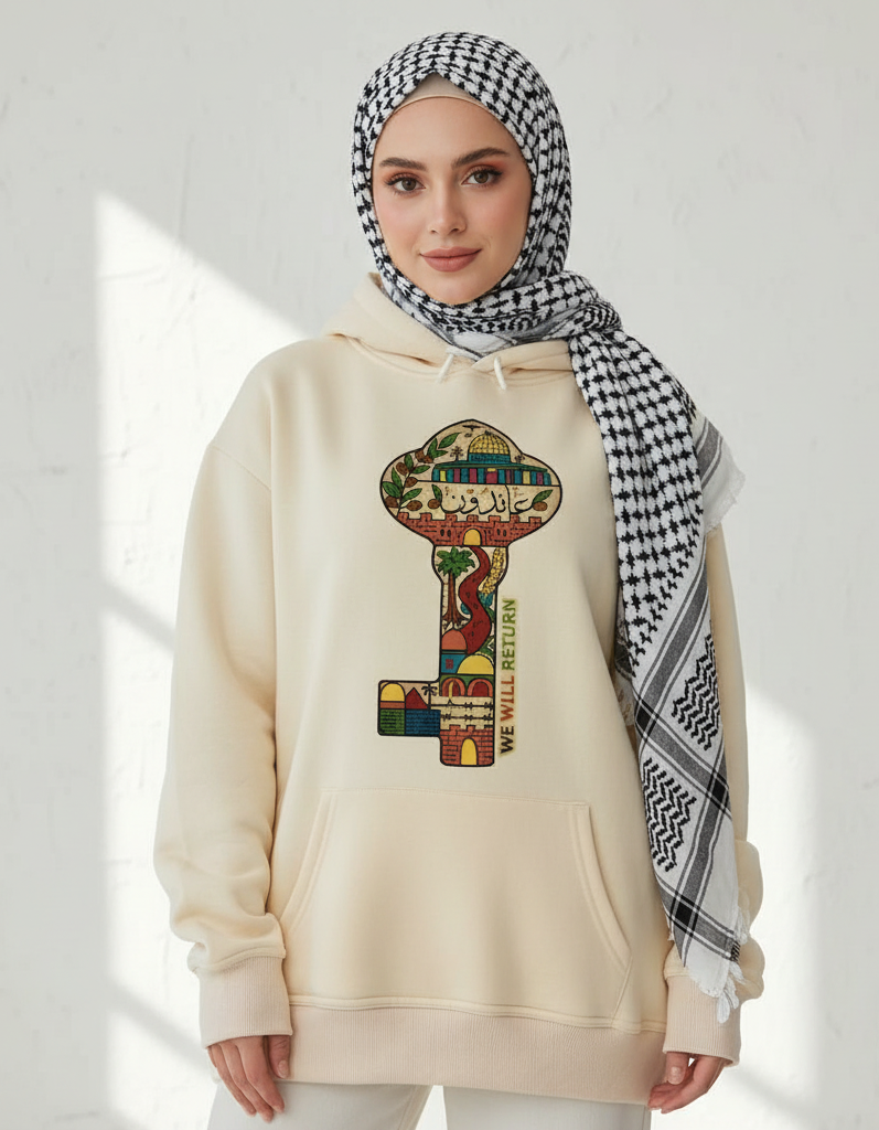 Palestine Hoodie Women Designer Graphic Female
