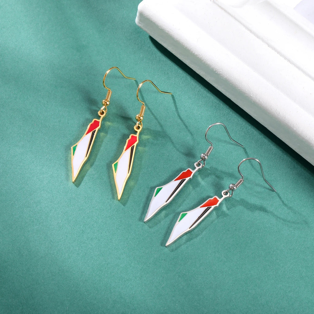 Palestinian Map Earrings
