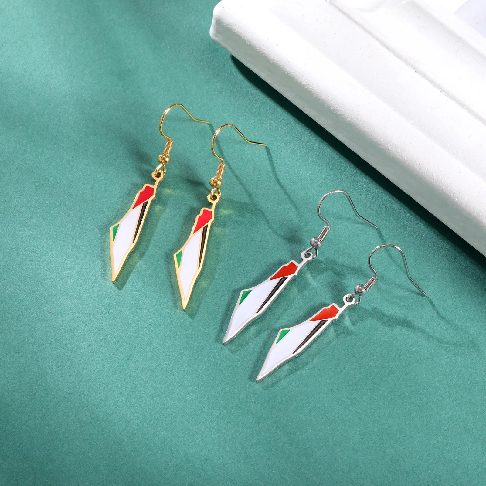 Palestinian Map Earrings