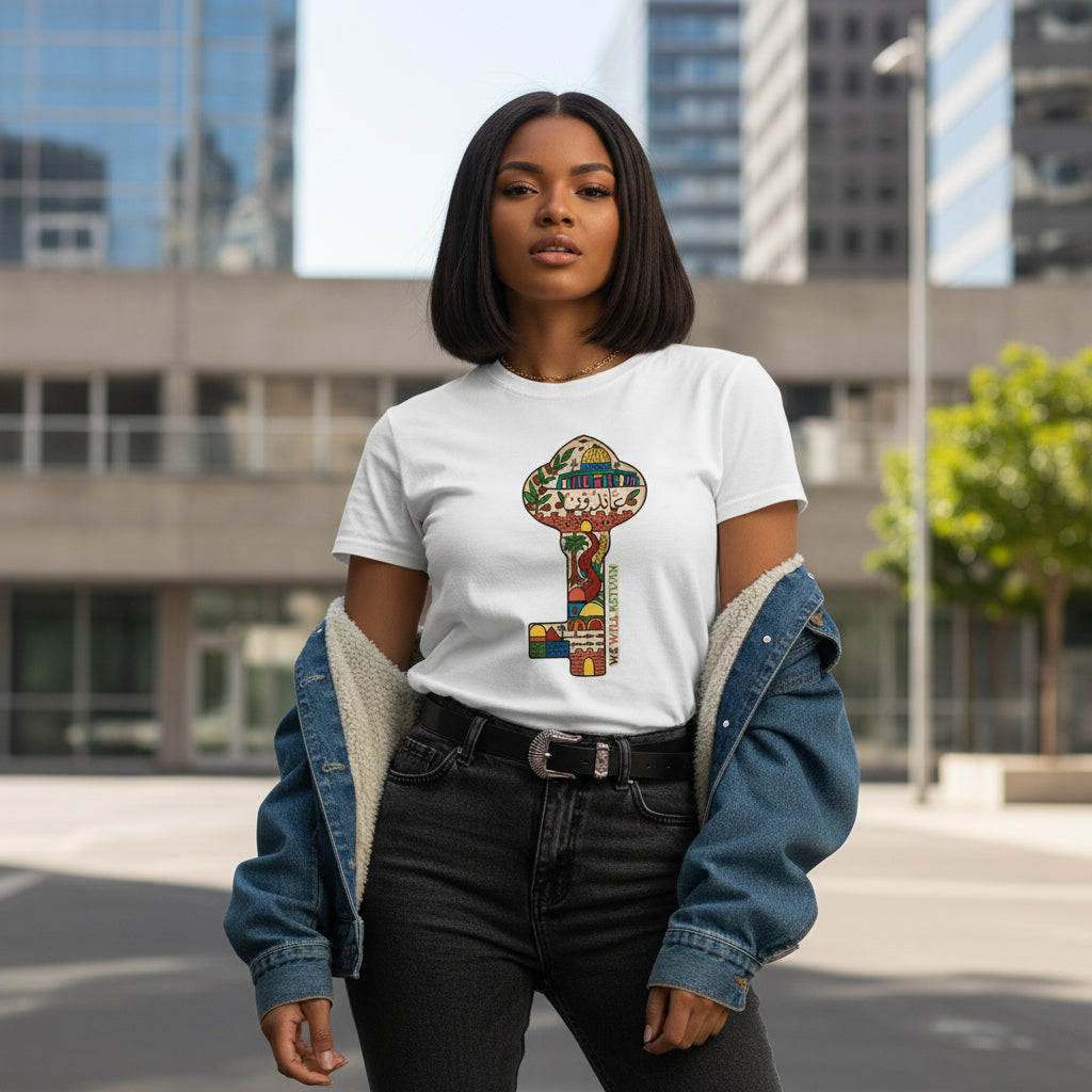 Palestine T-shirts Comic Paint