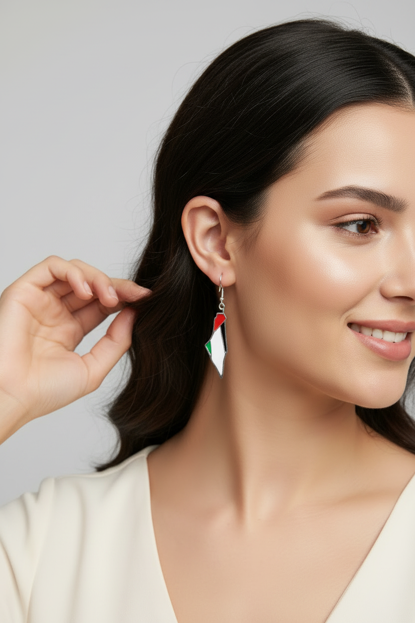 Palestinian Map Earrings