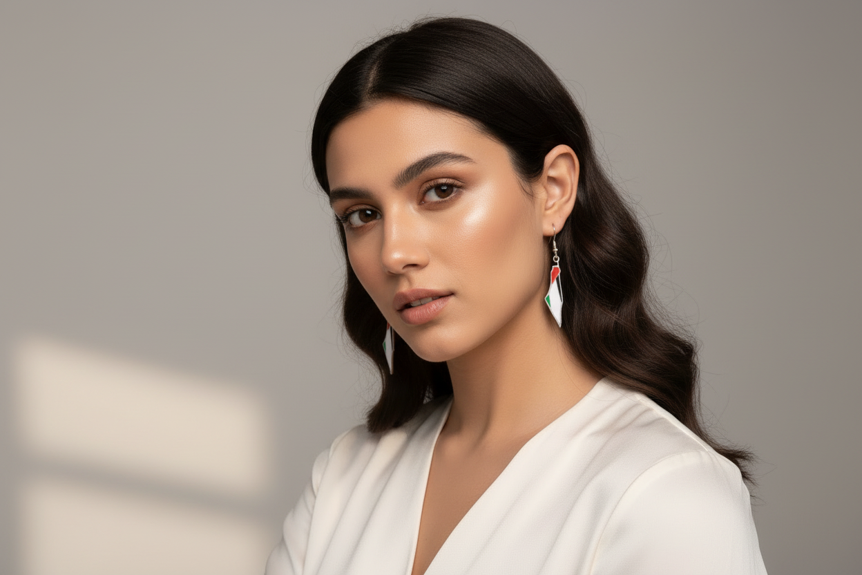 Palestinian Map Earrings