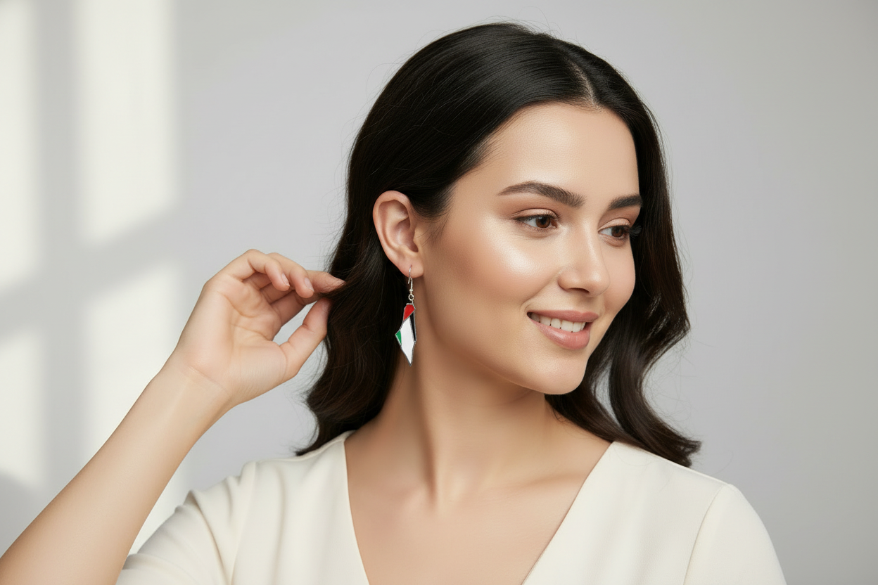 Palestinian Map Earrings