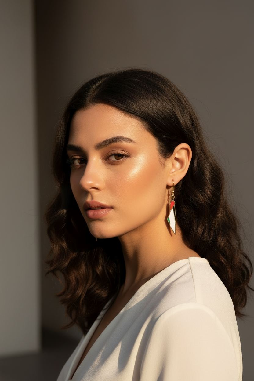 Palestinian Map Earrings