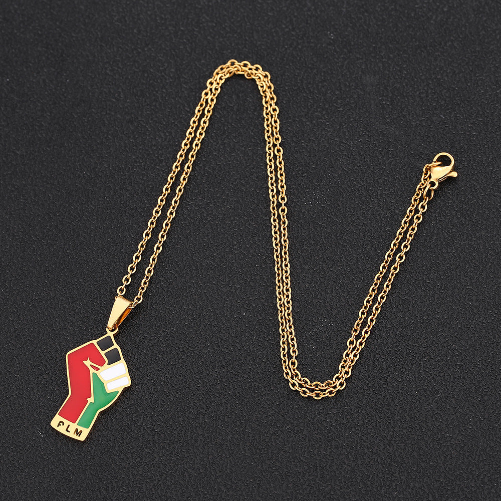 Palestinian Resistance Symbol Pendant Necklace