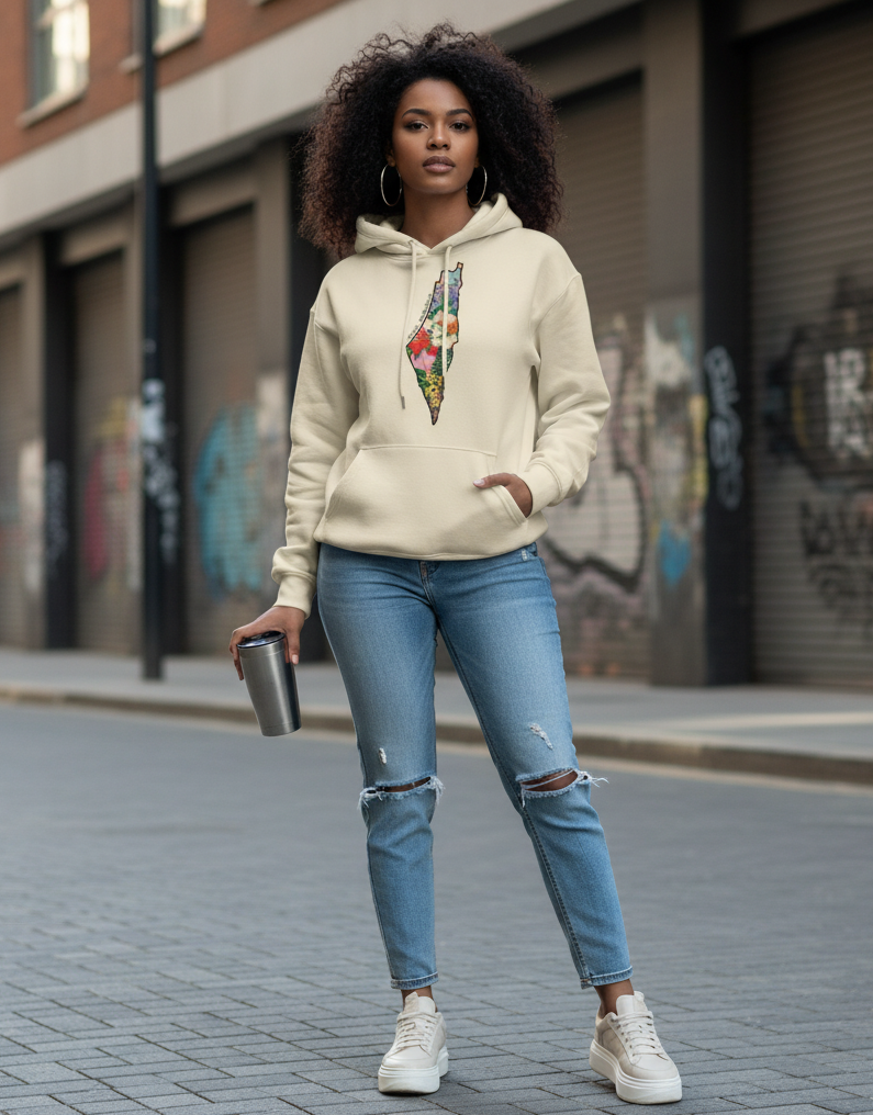 Palestine Hoodie Women Designer Graphic Female